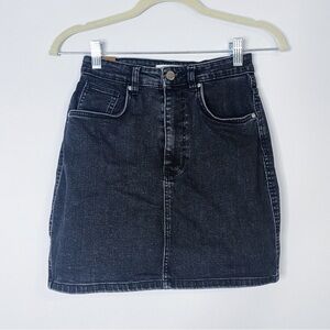 Zara - Black Denim Skirt